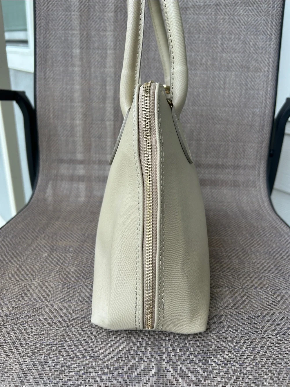 Borse in PELLE Cream Leather Top-Handle Women’s Leather bag. Made in Italy.
